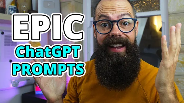 EPIC ChatGPT Prompts for Research thumbnail