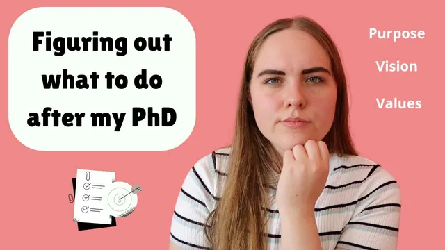 Figuring out what I want to do with the rest of my life vlog - Personal values, vision & purpose thumbnail