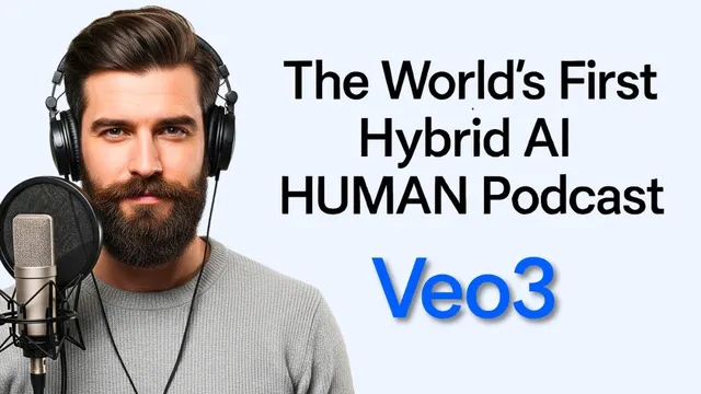 I Joined an AI Hosted Podcast with Google Veo 3 thumbnail