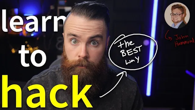 learn to HACK (the best way) // ft. John Hammond thumbnail