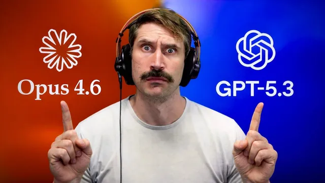 SAME DAY: Opus 4.6 AND Chat GPT 5.3! thumbnail