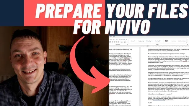 Do THIS before you import Anything to NVIVO - so that it doesn't crash thumbnail