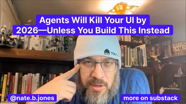 Agents Will Kill Your Ul by 2026--Unless You Build This Instead thumbnail