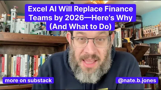 Excel AI Will Replace Finance Teams by 2026—Here's Why (And What to Do) thumbnail