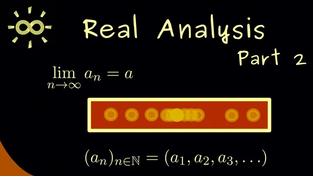 Real Analysis 2 | Sequences and Limits [dark version] thumbnail