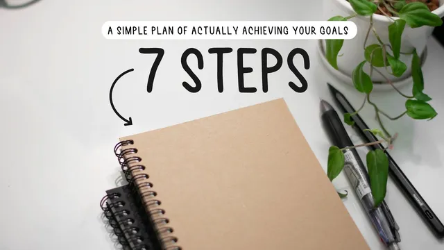 7 STEPS to ACTUALLY start the new year strong ✨ (2022) thumbnail