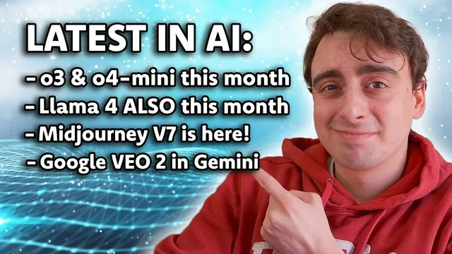This Month is HUGE! o3 & o4 mini, Llama 4, VEO 2 in Gemini & Much More! thumbnail