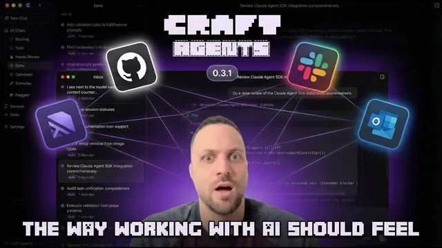 Craft Agents - The way working with AI Agents should feel thumbnail