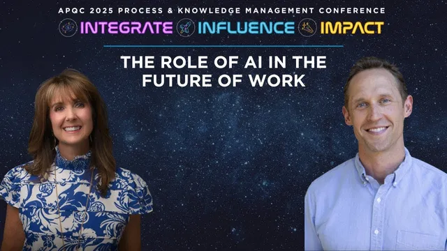 The Role of AI in the Future of Work: A Conversation with Jeremy Utley | APQC 2025 Conference thumbnail