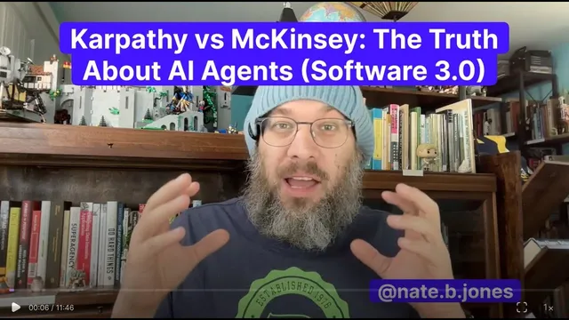 Karpathy vs. McKinsey: The Truth About AI Agents (Software 3.0) thumbnail