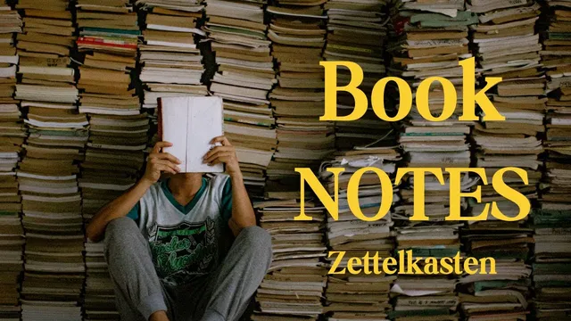How I take book notes for my Zettelkasten thumbnail
