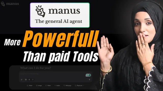 Manus AI: The FREE AI Tool That Could Save You Hundreds of Research Hours | AI Powered Research Tool thumbnail