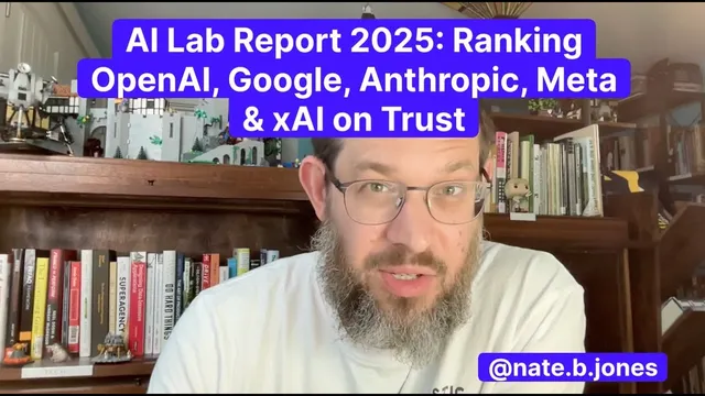 AI Lab Report 2025: Ranking OpenAI, Google, Anthropic, Meta & xAI on Trust thumbnail