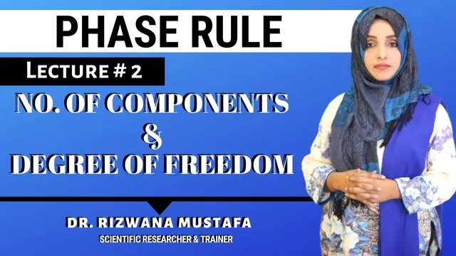 Phase Rule ll Lec # 2 ll Components and Degree of Freedom ll Dr Rizwana thumbnail