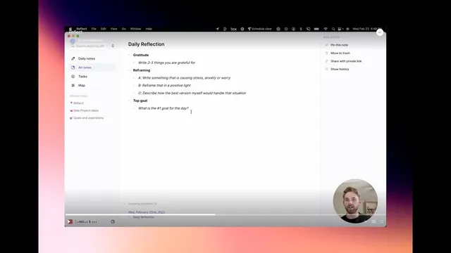 How to write daily reflections in your notes thumbnail