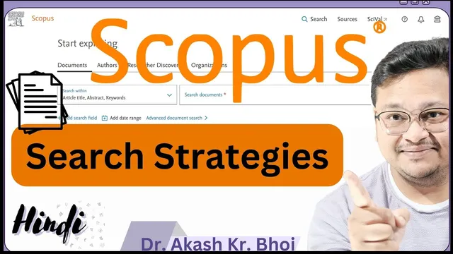Scopus Literature Search || Scopus Document Search Strategies || Literature Search Process thumbnail