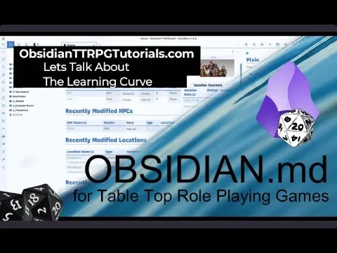 Obsidian - Lets Talk Learning Curve thumbnail