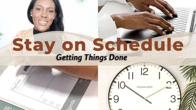 How to Stick to Your Schedule and Actually Do What You Plan thumbnail