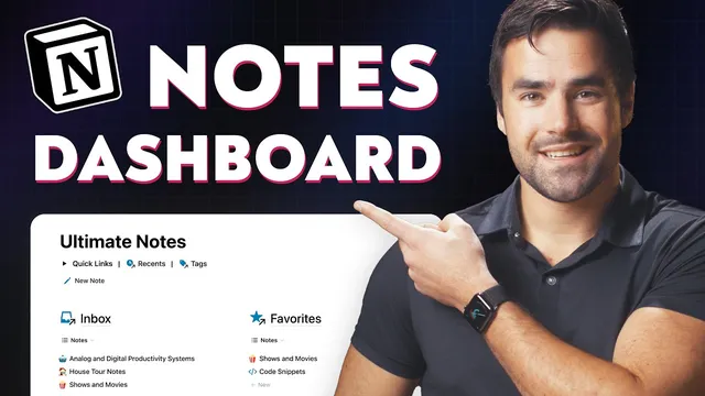 Notion Masterclass: Build a Note Taking System from Scratch thumbnail