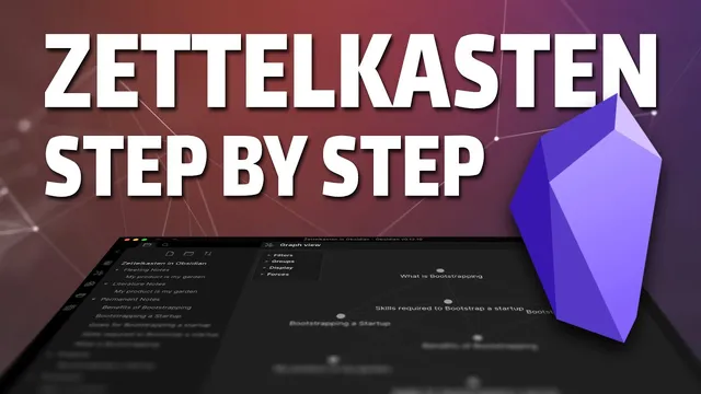 Zettelkasten Smart Notes: Step by Step with Obsidian thumbnail